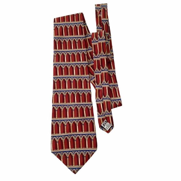 Metropolitan Museum of Art Silk Tie w/ Columns - Picture 3 of 3